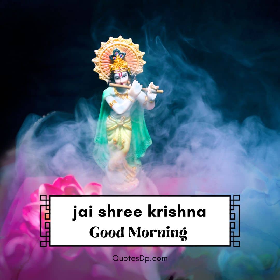 150+ Beautiful Good Morning Krishna Images | Jai Shree Krishna - Morning Pic