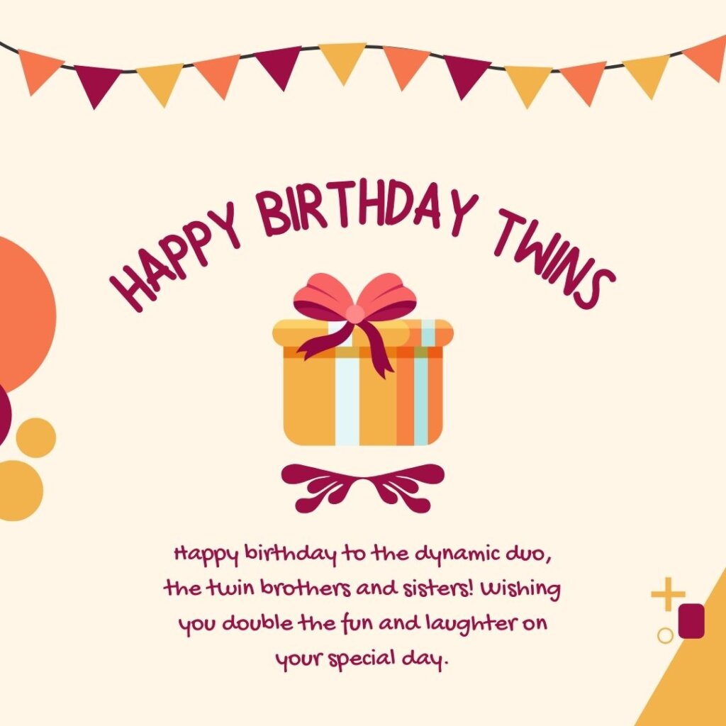 120+ Birthday Wishes for Twins: Happy Birthday Twins Images ...