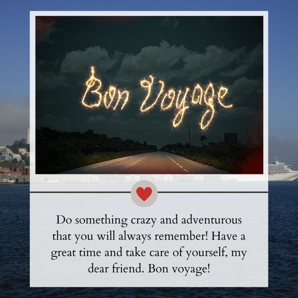bon voyage friends meaning