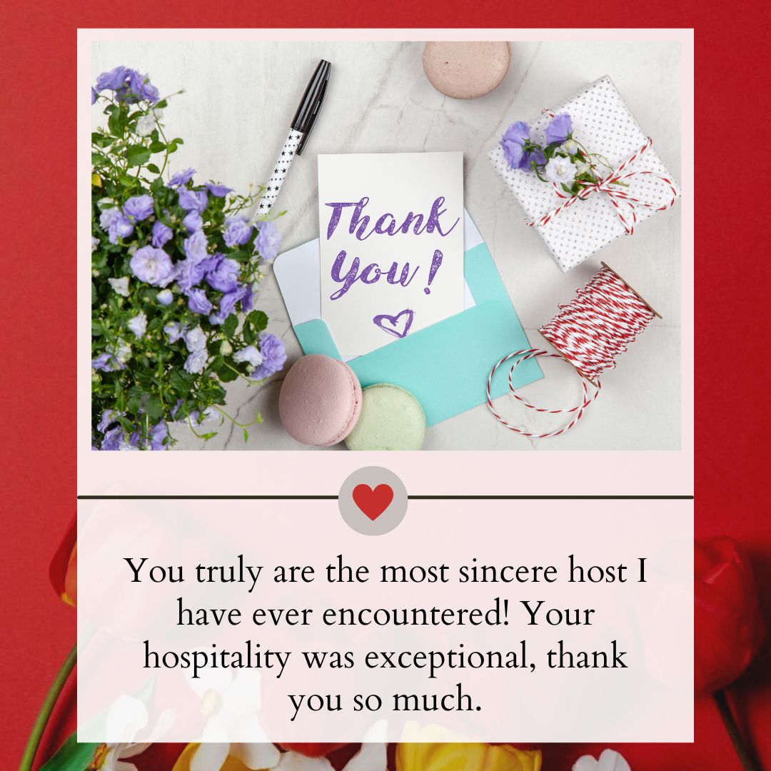 160+ Best Thank You Messages For Hospitality - Morning Pic