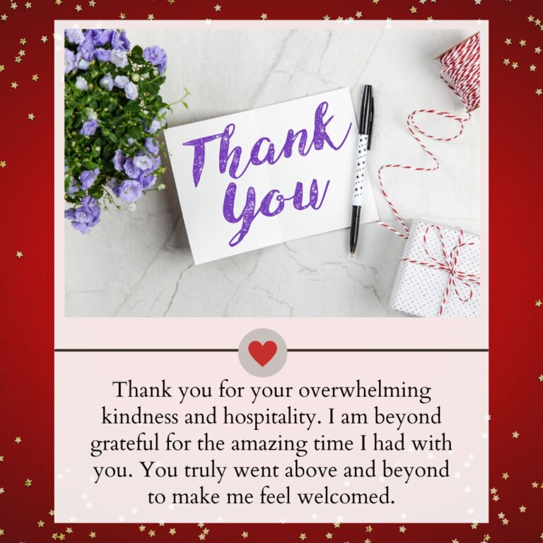 160+ Best Thank You Messages For Hospitality - Morning Pic